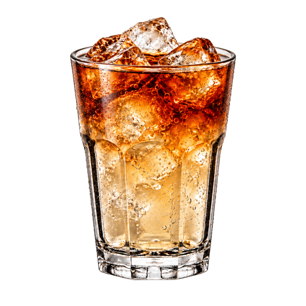 Dark ’n’ Stormy med is i et klart glas